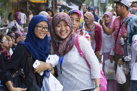 BANGKOK,THAILAND-OCTOBER 2014: Thailand to be in trouble tourism.A few tourist from Europe and USA after coup d'etat  and two british tourist were killed at island in south of Thailand. Majority tourist from China,Korea,Pakistan and Middle East.のeditorial素材