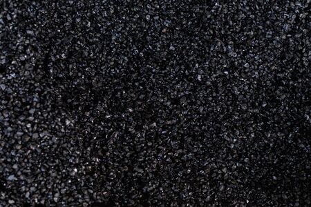 Black rock for decoration interior, garden, aquarium box, Closeup shot.の写真素材