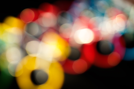 The lighting effect of bokeh or donut ring use for background.の写真素材