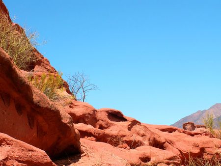  Red rocks near Cafayate, Argentinaの写真素材