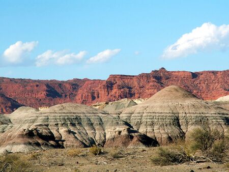 Rocks in Ischigualasto National Park, Argentinaの写真素材
