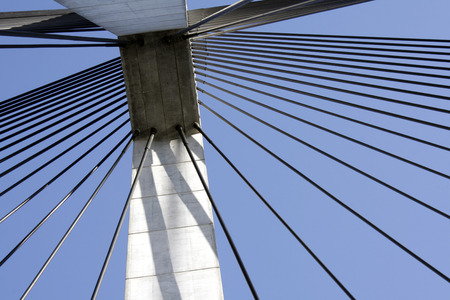 Anzac Bridge Pylon, Sydney, Australiaのeditorial素材