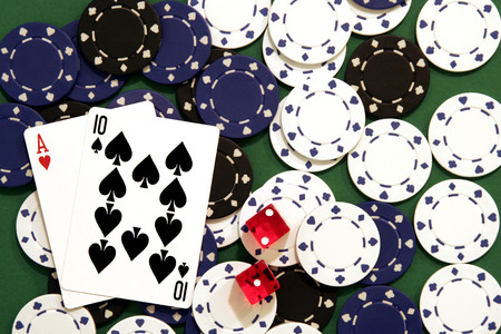 Black Jack, Chips, Dice