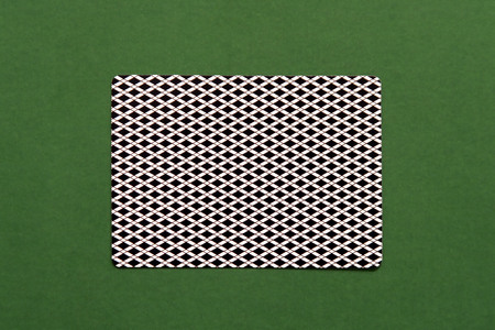 Deck of Cards on Green Backgroundのeditorial素材