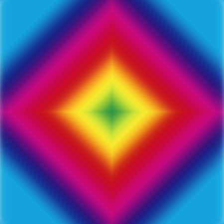 Colourful Square Abstract Background, Diamond Form