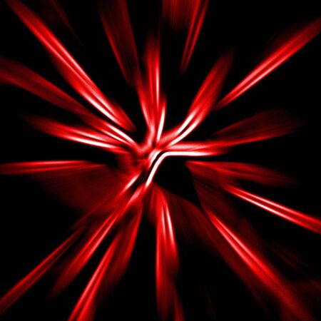 Red Warp Abstractの写真素材