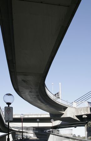 Under The Anzac Bridge In Sydney, Australiaのeditorial素材