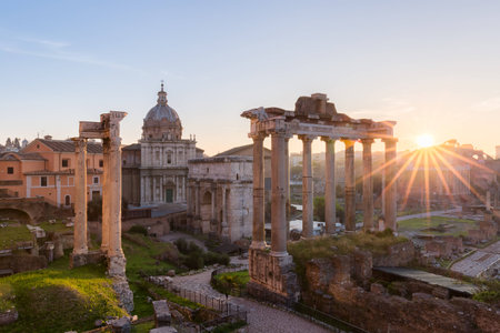 Forum Romanum, Italyの写真素材