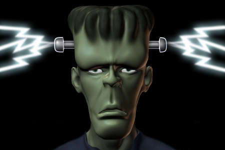 energetic frankensteinの写真素材