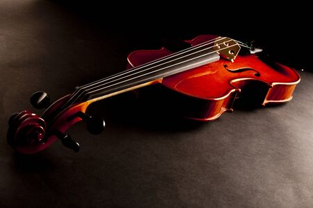 violin musicの写真素材