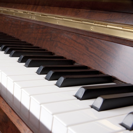 piano musicの写真素材