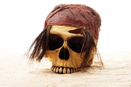 pirate skull beach
