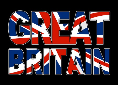 great britain typo backroundの写真素材