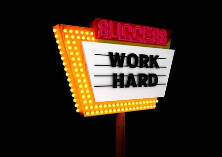 Hard work equals Success 
