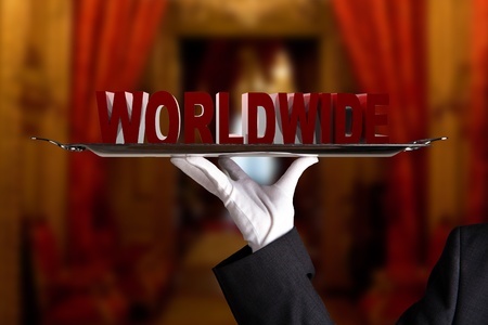 Worldwide quality services and logisticsの写真素材