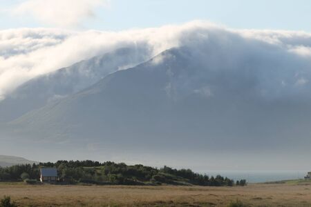 Iceland Mountain Sceneの写真素材