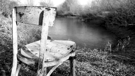 the old chairの写真素材