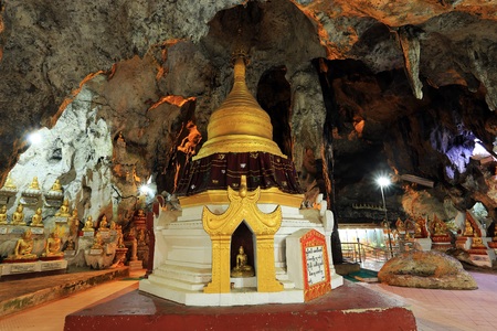 big stupa in caveのeditorial素材