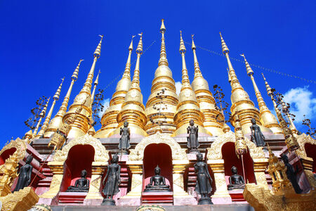 Phra That Suthon Mongkhon Khiri templeの写真素材