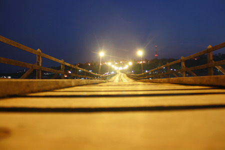 Sangklaburi Thailand, KanchanaburI Thailandの写真素材
