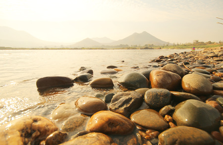 Kaeng Kud Ku. Khong river. Chiang Khan, Loei, Thailand