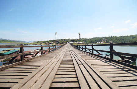 Sangklaburi Thailand, Kanchanaburi Thailandの写真素材