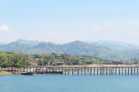 Sangklaburi Thailand, Kanchanaburi Thailandの写真素材