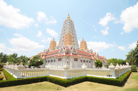 Wat Yanasangwararam, Yanasangwararam temple, Pattaya Thailandの写真素材