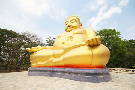 Pikul Thong temple, Singburi Thailandの写真素材