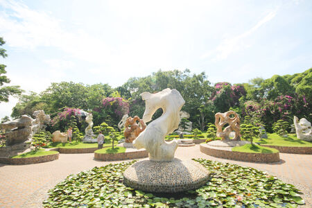 Million Years Stone Park, Pattaya Thailandの写真素材