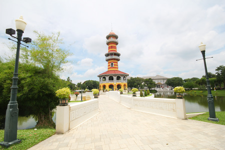 Bang pa in palace, Ayutthaya Thailandのeditorial素材