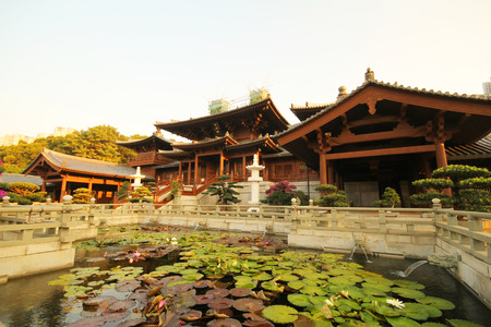 Chi Lin Nunnery and Nan Lian Gardenのeditorial素材