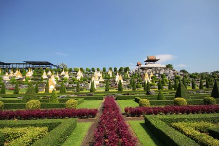 Nongnooch garden, Pattaya Thailandの写真素材