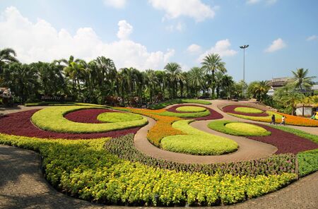 Nongnooch garden Pattaya Thailandのeditorial素材