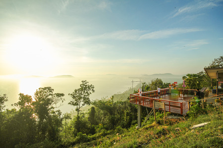 Mut Sea Mountain Viewpoint Chumphon Thailandのeditorial素材