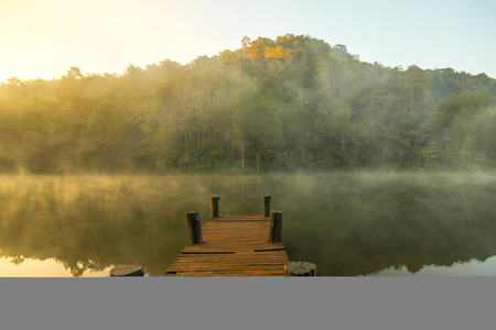 Pang Ung Mae Hong Son Thailandの写真素材