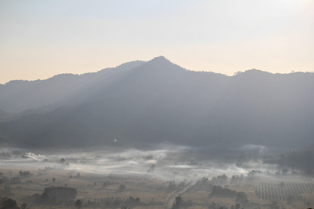 Doi Phu Lang Ka Phayao Thailandの写真素材