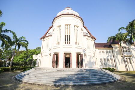Phra Ram Ratchaniwet Palace, Ban Puen Palace, Phetchaburi Thailand, Maruekatayawan Palaceのeditorial素材