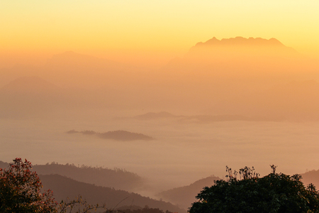 Huai Nam Dang National Park, Chiang Mai, Thailandの写真素材
