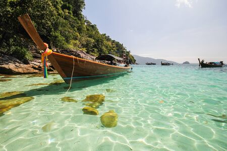 Yang island, Koh Yang, Satun province Thailandの写真素材