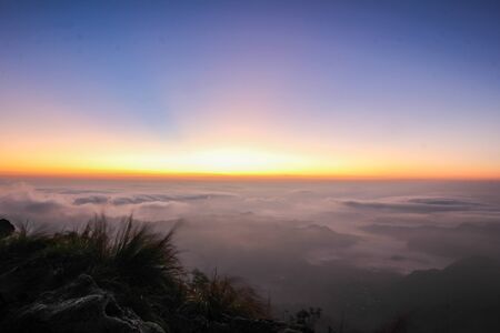 Phu chi fa in Chiangrai,Thailandの写真素材