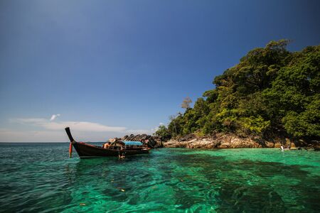 Yang island, Koh Yang, Satun province Thailandのeditorial素材