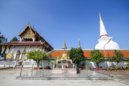 Phra Mahathat Woramahawihan temple, Nakhon Si Thammarat, Thailandの写真素材