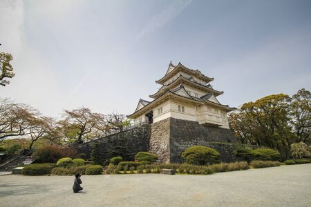 Landmark of Odawara city, Odawara Castle, Kanagawa Prefecture, Japan.のeditorial素材