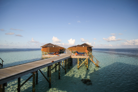 View of vilamendhoo island in the Indian Ocean Maldivesのeditorial素材