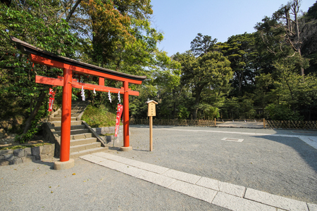Tsurugaoka Hachimangu shrine, Most important Shinto shrine in the city of Kamakura, Japanのeditorial素材