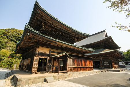 Kenchoji temple, The famous temple in the city of Kamakura, Japanのeditorial素材