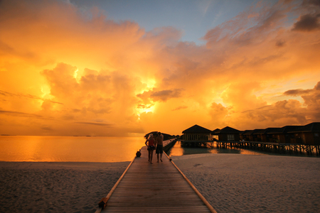 View of vilamendhoo island in the Indian Ocean Maldivesのeditorial素材