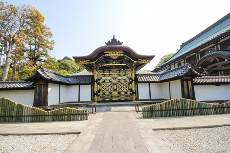 Kenchoji temple, The famous temple in the city of Kamakura, Japanのeditorial素材