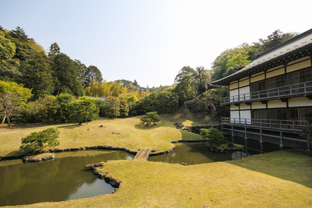 Kenchoji temple, The famous temple in the city of Kamakura, Japanのeditorial素材